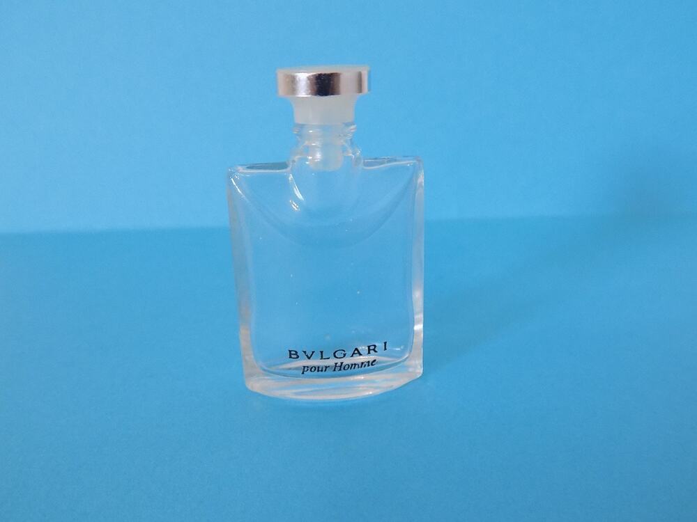 Bulgari mini perfume bottle collectible empty bottle